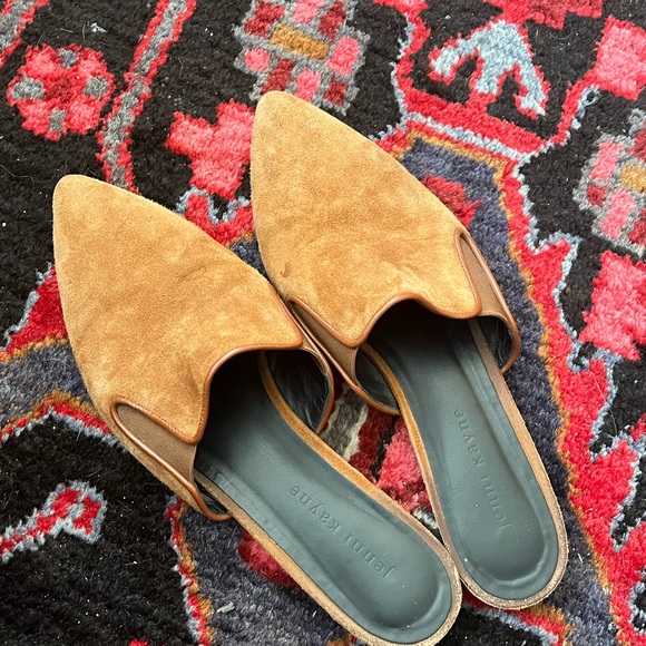 Jenni Kayne Suede Slides- Size 38 1/2- Made in Italy - Picture 9 of 10